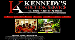 Desktop Screenshot of kennedysauction.com